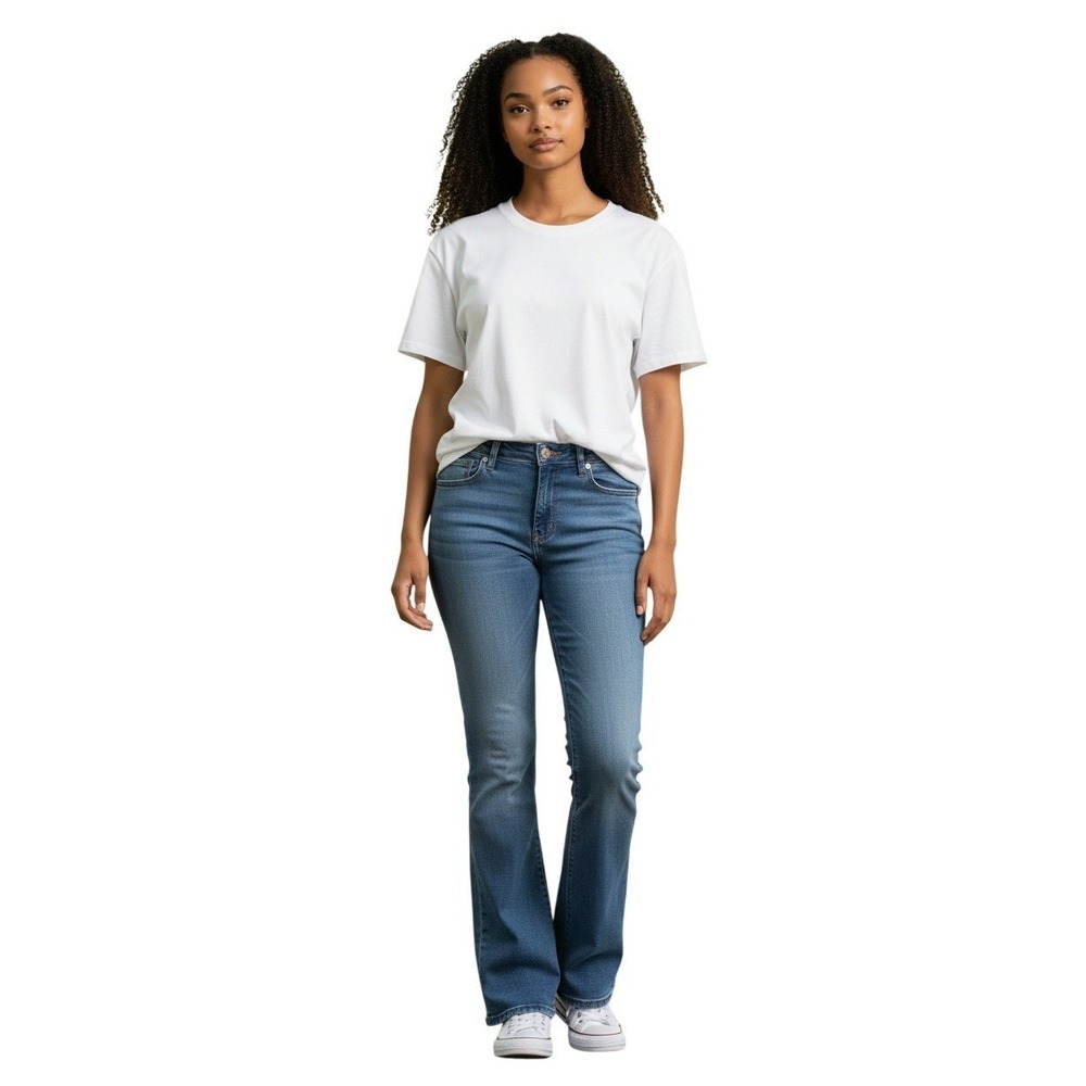 Y2K Vintage Flare Bootcut Jeans Blue Denim 29x29 Effortless S.O.N.G.